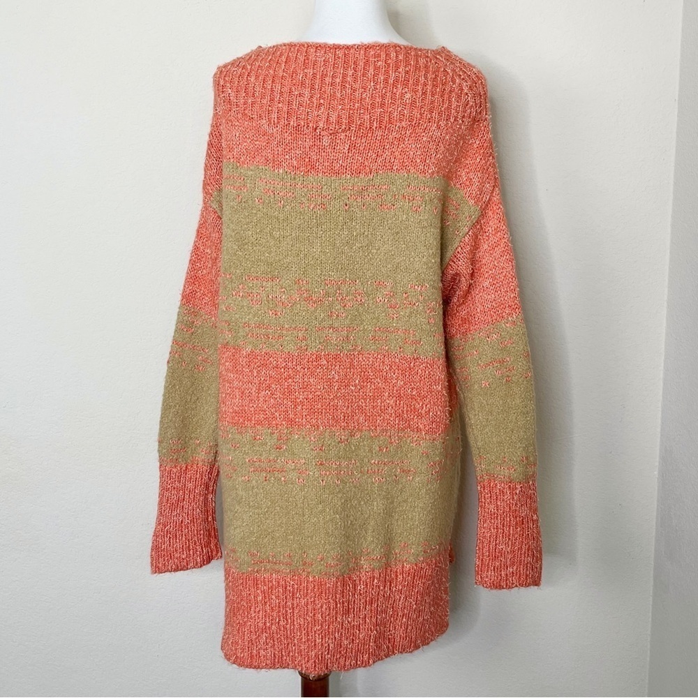 Anthropologie Pilcro Women's Rugby Tunic
Sweater Orange Tan Knit‎ Long - Picture 9 of 15